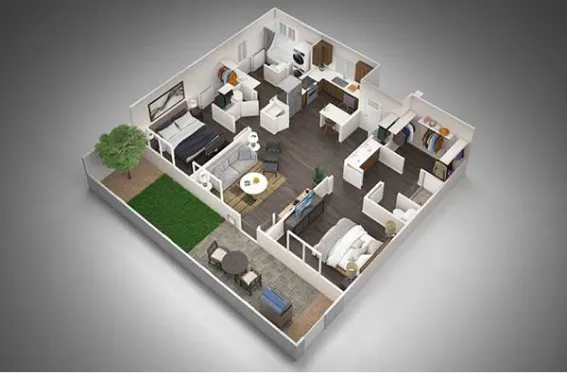 2 Bedroom Homes
